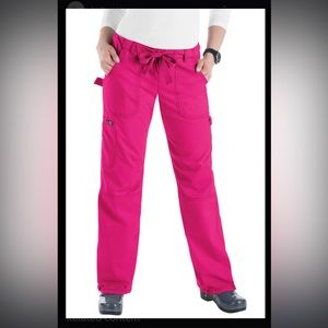 Koi “Lindsey” scrub pants Flamingo NWT